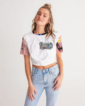 Load image into Gallery viewer, only live once Women's Twist-Front Cropped Tee
