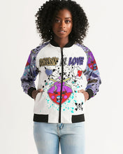 Load image into Gallery viewer, Chika LOVE Me RIGHT Women's Bomber Jacket