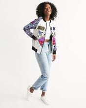 Load image into Gallery viewer, Chika LOVE Me RIGHT Women's Bomber Jacket