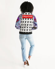 Load image into Gallery viewer, Chika LOVE Me RIGHT Women's Bomber Jacket
