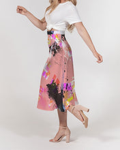Load image into Gallery viewer, Y0L0  Women's A-Line Midi Skirt