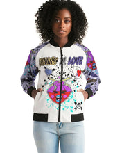 Load image into Gallery viewer, Chika LOVE Me RIGHT Women's Bomber Jacket
