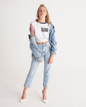 Load image into Gallery viewer, only live once Women's Twist-Front Cropped Tee