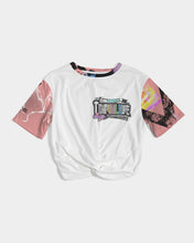 Load image into Gallery viewer, only live once Women's Twist-Front Cropped Tee