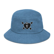 Load image into Gallery viewer, TKYOLOVE Warrior's Denim bucket hat