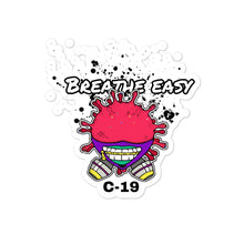Load image into Gallery viewer, BREATHE EASY stickers