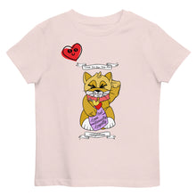 Load image into Gallery viewer, Love is In The Air Organic cotton kids t-shirt