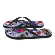 Load image into Gallery viewer, LOVE ME RIGHT Flip-Flops